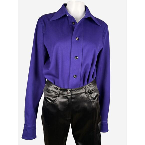 Bottega Veneta wool blouse sz 42 - Picture 3 of 10